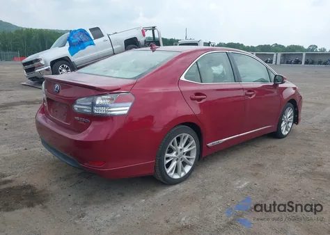 2010 Lexus Hs 250H Premium z USA, uszkodzony, nr VIN JTHBB1BA3A2013893